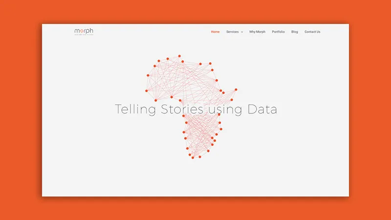 Morph Visuals website preview